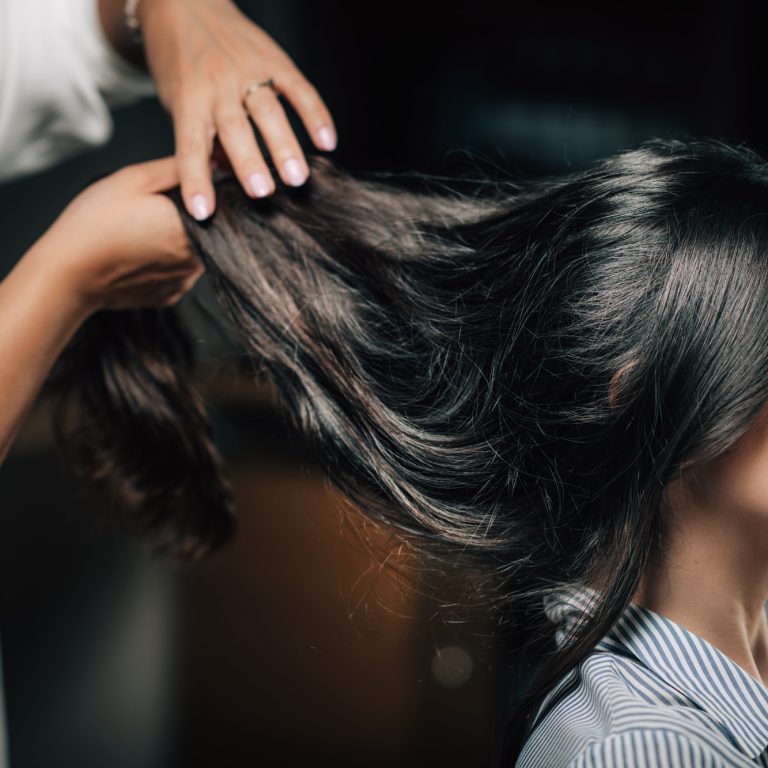 Hairstyling in Hair Salon
